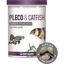 Reeflowers Pleco-Catfish Çöpçü Vatoz Kedi Balık Yemi Hap Form 15MM 150ML 78GR