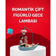 Herşey Trend Sevgililer Günü Için Romantik Çift Figürlü Dekoratif Gece Lambası