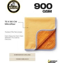 Parlatan Adamlar Bold Mikrofiber Kurulama Havlusu - 70X90 Cm, 900 Gsm Twisted Pile