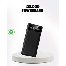 Dolozena Çoklu Güvenlik Korumalı 20.000 Mah Powerbank Fener Özellikli