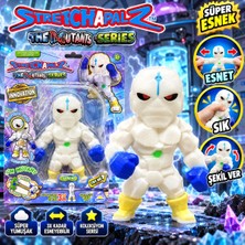 Sunman Stretchapalz The Mutants Series Syreno Süper Esnek Beyaz Robot Mutant Canavar Figür