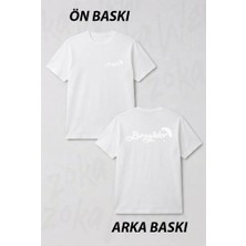 Zoka Wear Yamac Parasutu - Paragliding 4 Ön ve Sırt Baskılı Tişört
