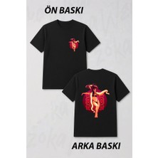 Zoka Wear From Dusk Till Dawn Ön ve Sırt Baskılı Tişört