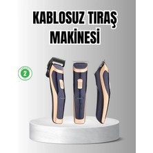 Herşey Trend Unisex Şarjlı Saç ve Sakal Tıraş Makinesi – Ayarlanabilir Tarak Başlıkları, Sessiz Motor