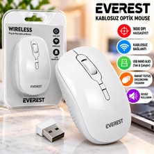 Ens Smw-89 Kablosuz Optik Mouse Beyaz 1600 Dpı