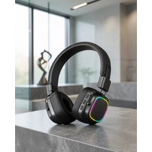Nemere Katlanabilir Işık Efektli Bluetooth 5.3 Kulaklık UCZZZXY30SODO-7
