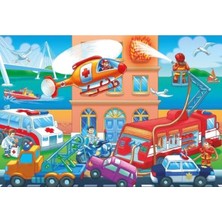 Frefly Store 24 Parçalı Kurtarma Görevleri Jumbo Puzzle, 4 Yaş ve Üzeri Çocuklar Için