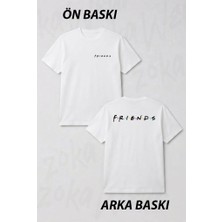 Zoka Wear Friends Dizi Ön ve Sırt Baskılı Tişört