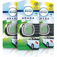 Febreze Car Dağ Esintisi Frühlingserwachen Havalandırma Araba Kokusu 3x2 ml (3’lü Paket)