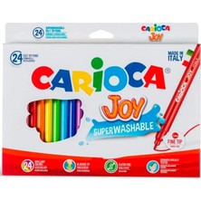 Carioca Joy Süper Yıkanabilir Keçeli Boya Kalemi ( 24'lü )