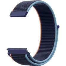 Basias Huawei Watch Gt 6 41MM / Gt 5 41MM / Gt 4 41MM Kumaş Cırtlı Kordon (18MM)