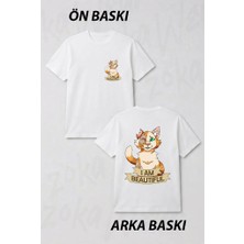 Zoka Wear Warrior Cats I Am Beautiful Brightheart Ön ve Sırt Baskılı Tişört