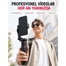 Dolozena Akıllı Takipli Gimbal Selfie Stick Profesyonel Video Çekim Stabilizatörü Uzayabilir Tripod Bluetooth Kumandalı