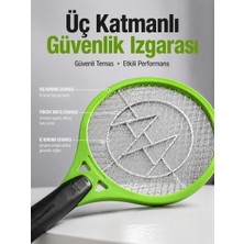 Dolozena Böcek Önleyici Elektronik Sinek Öldürücü | Üç Katmanlı Güvenlik Izgarası Yeni Nesil