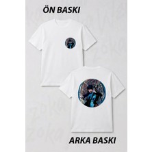 Zoka Wear Wednesday Cello Cello Dizi Ön ve Sırt Baskılı Tişört
