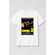 Zoka Wear Movies Lucio Fulci Horror Zombi 2 1979 Lucio Fulci Baskılı Tişört