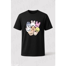 Zoka Wear Stray Kids Skzoo V7 Baskılı Tişört