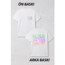 Zoka Wear Love Bites Def Leppard Ön ve Sırt Baskılı Tişört