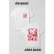 Zoka Wear Hazbin Hotel Angel Dust2 Ön ve Sırt Baskılı Tişört