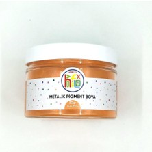 Tr Hobiflex Epoksi Reçine Metalik Sedefli Pigment Toz Boya Turuncu Renk 50 gr
