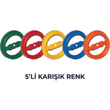 Bahadır Outdoor 3 No Contalı Kasnak Birinci Kalite 5 Adet Karışık Renk El Olta Kasnağı Seti