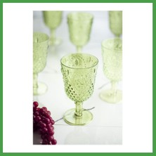 Soi Home Akrilik Yeşil Tekli Kadeh & Su Meşrubat Kahve Yanı Bardağı 450 ml ( Cam Değildir ) Soı