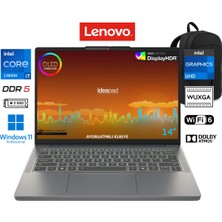 Lenovo Ideapad Slim3 14IRH10 I7 13620H 32GB 1tb SSD W11 Pro 14 Inç OLED Wuxga Taşınabilir Bilgisayar 83K000ASTR Prestij Çanta