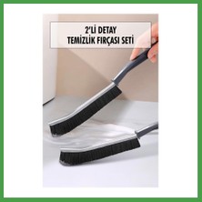 Soi Home 2 Li Çok Amaçlı Temizlik Fırçası & Derz Fırçası & Mutfak Banyo Temizlik Fırçası Soı