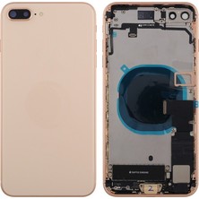 Zamerya iPhone 8 Plus Uyumlu Full Dolu Kasa (Rose Gold)