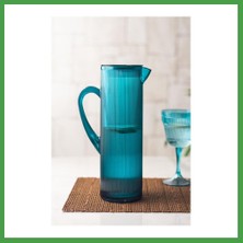 Soi Home Arkilik Barok 1,5 Lt Aquamarin Sürahi (Buzdolabı Kapak Rafına Sığar) Soı