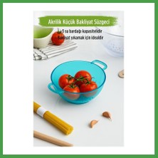 Soi Home Akrilik Aquamarin Mini Pirinç Süzgeçi & Bakliyat Süzgeçi (3 Su Bardağı Ölçülü) Soı