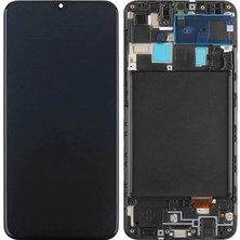 Zamerya A205 A20 LCD Ekran + Dokunmatik Çıtalı Full OLED L
