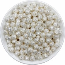 50 gr 10MM Renk Piramit Inci Böğürtlen,takı Yapım Boncuğu (~120 Adet)