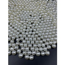 100GR 10MM Inci Dünya, Dünya Model Krem Renk Inci, Yapım, Takı Boncuğu (~220 Adet)