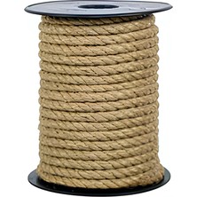 6 mm Jüt Halat Kendir Urgan Halat Ip 25 Metre Dekoratif Halat