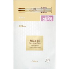 Coreana Senite Golden Cell Ampoule 2 Step Whitening Mask