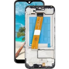 Zamerya Samsung A01 Ekran Dokunmatik Çıtalı Srv (Siyah)
