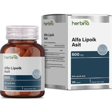 Herbina Alfa Lipoik Asit 600 Mg 30 Kapsül Alpha Lipoic Acid