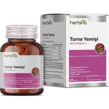 Herbina Turna Yemişi 60 Kapsül Cranberry Biberiye Isırgan Vitamin B2