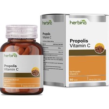 Herbina Propolis C Vitamini 60 Tablet Saf Propolis Ekstresi