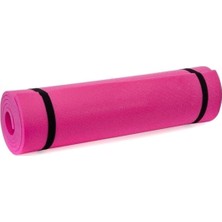 Happy Trend mm Pembe Pilates Matı - Pilates Minderi - Egzersiz Minderi - Yer Matı 150 cm x 50 cm Pembe
