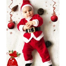 Noel Baba Erkek Bebek Çocuk Yılbaşı Kostümü Yılbaşı