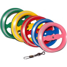 Bahadır Outdoor 3 No Contalı Kasnak 0.60 Misina 50 Metre Fırdöndülü Sarılı Hazır Takım 5 Adet Set