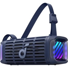 Happy Trend Bluetooth Hoparlör, IP68 Su Geçirmez, 50W Bassup™ 2.0 Ses, 16 Saat Çalma Süresi, Mavi - D5100
