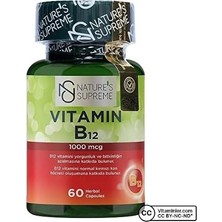 Happy Trend Supreme Vitamin B12 1000 Mcg 60 Kapsül