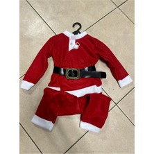 Erkek Çocuk Noel Baba Kostümü Noel Kıyafeti Yılbaşı Yeni Yıl Hediyesi