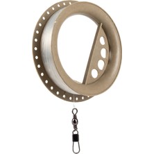 Bahadır Outdoor Delikli Kasnak 0.60 Misina 50 Metre Fırdöndülü Sarılı Hazır Takım 1 Adet