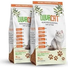 Happy Trend L Doğal Kedi Kumu (Zeytin Çekirdeklerinden Üretilmiş Kedi Kumu)