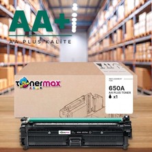 tonermax Hp 650A CE270A Siyah Muadil Toner Aa Plus / Color Laserjet Enterprise CP5525 / M750