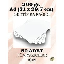 Happy Trend 29,7 Cm) Sertifika Kağıdı, 50 Adet